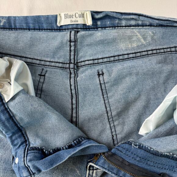 Blue Cult Mens Jeans sz 38 x 31 Distressed Rockability Straight leg Skinny - Picture 8 of 8